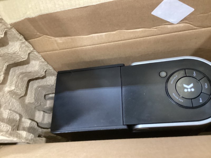 Condition photo showing As Is for keurig k-slim single serve k-cup pod coffee maker, multistream technology, 3 brew sizes, slim and sleek design, 46oz removable reservoir, black