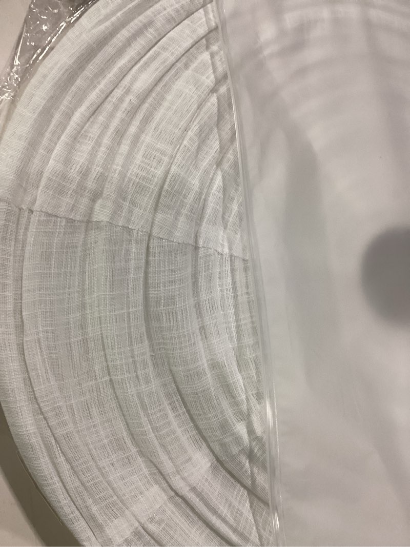 Condition photo showing Good Condition for 2pcs hanging lamp shade oval can replace white paper lanterns 20inch linen pendant lampshade handmade hanging lantern minimalist white suitable for the living room bedroom kitchen