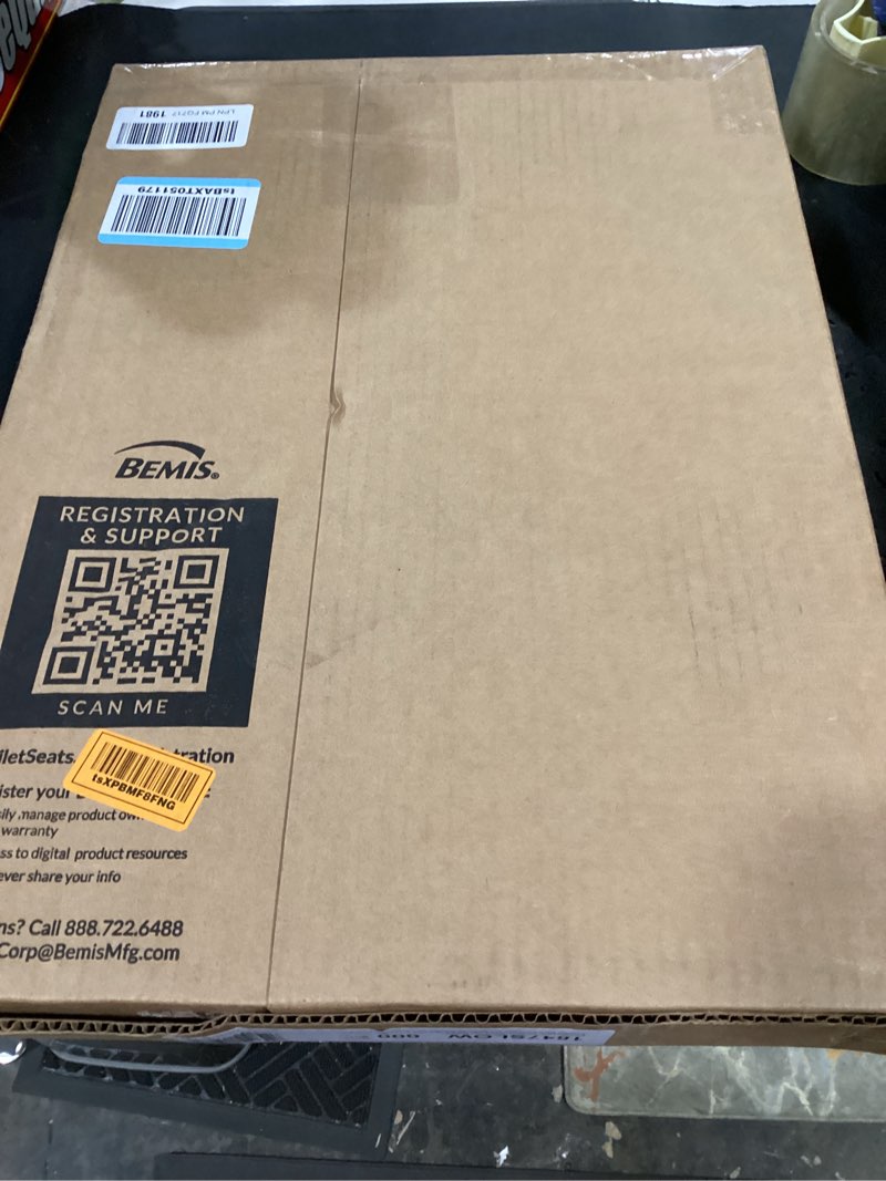 Condition photo showing New/Like New for mayfair 1847slow 000 kendall slow-close  removable enameled wood toilet seat that will never loosen  1 pack elongated - premium hinge  white
