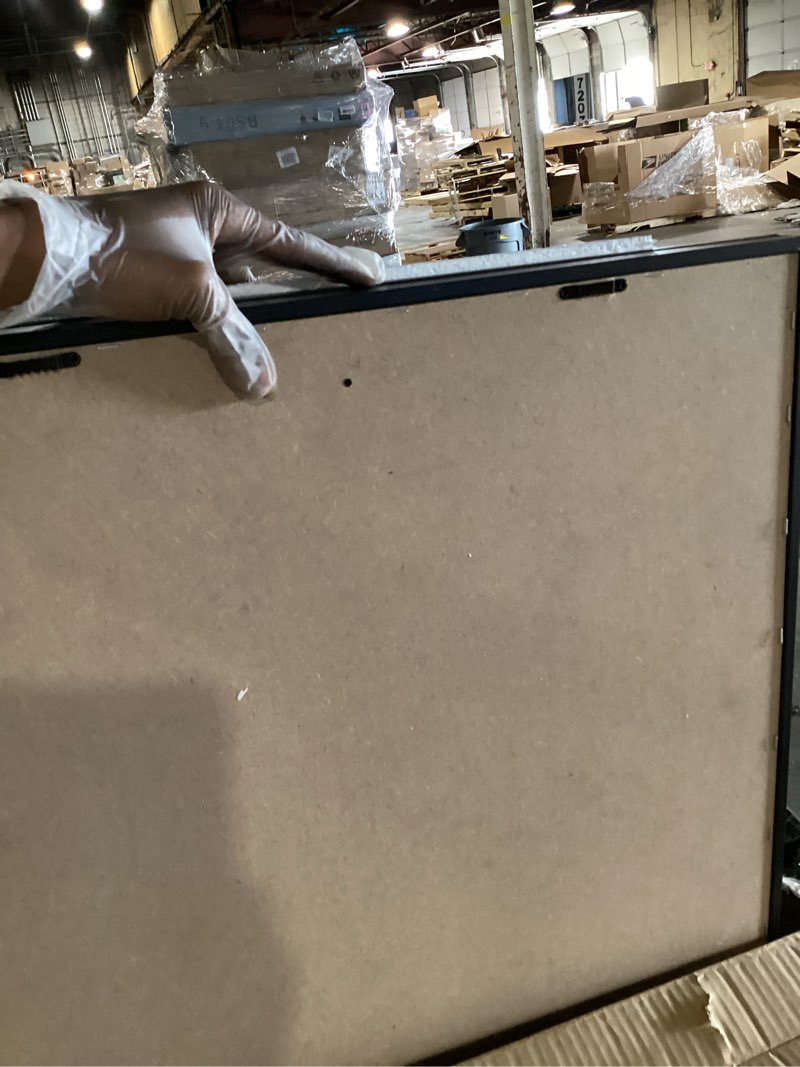 Condition photo showing Good Condition for americanflat jersey frame display case - 23x31 lockable display case with hanger - all-star collection - black sports jersey frame shadow box with plexiglass for baseball, football, basketball, soccer black standard jersey frame