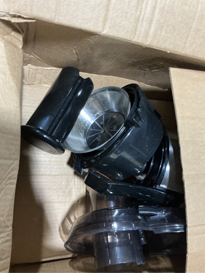 Condition photo showing Good Condition for Hamilton Beach Juicer Machine, Big Mouth 3” Feed Chute for Whole Fruits and Vegetables, Easy to Clean, Centrifugal Extractor, Vegetable & Fruit Juicer, BPA Free, 800W Motor, Stainless Steel Silver 800W Motor