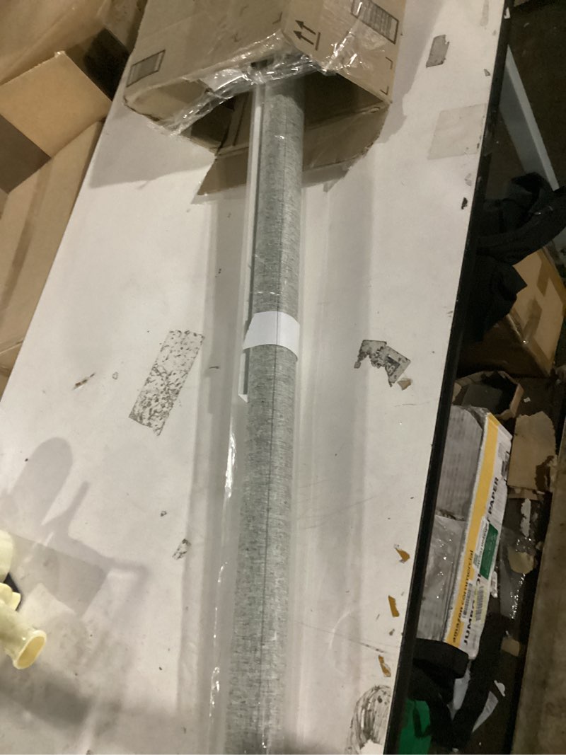 Condition photo showing Good Condition for allbright linen roller shades with wand rod, cordless fabric roller blinds with thermal insulated, 100% blackout window shades for home, office, bedroom, grey, 14" w x 64" h grey 14"w x 64"h