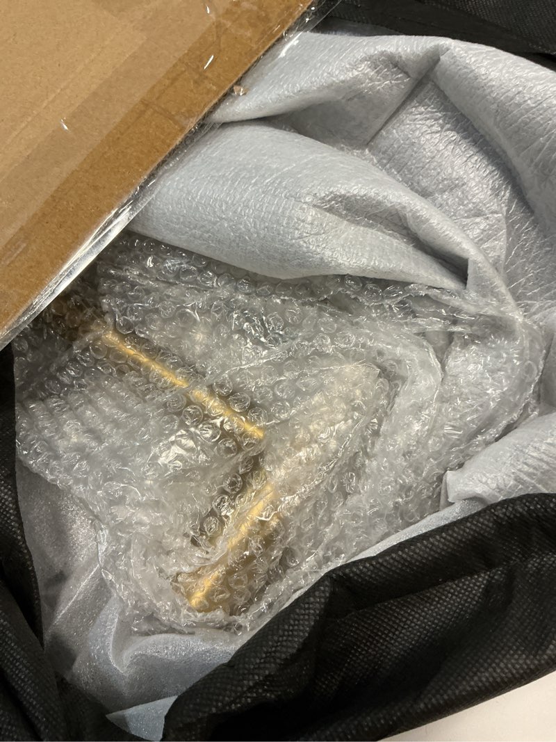 Condition photo showing Good Condition for Electric Towel Rack with Voice Control for Alexa & Google Home,TUYA-Wall-Mounted Bathroom Heating Towel Warmer,Plug-in,26.77x20.47x4.39in,Stainless Steel Material,Gold?6 Bars Gold With Wifi 6 Bar