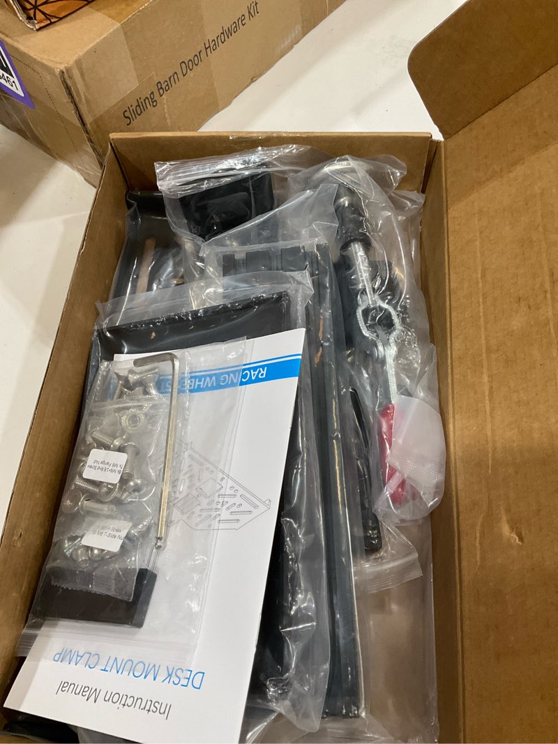 Condition photo showing New/Like New for EG STARTS 1 Set Desk Mount for Sim Racing Wheel Stand Simulator Cockpit Wheel Stand Racing Steering Shifter Mount fit for Logitech G25 G27 G29 G920 G923 Thrustmaster T248 T300 T-GT TS-PC T500 T818