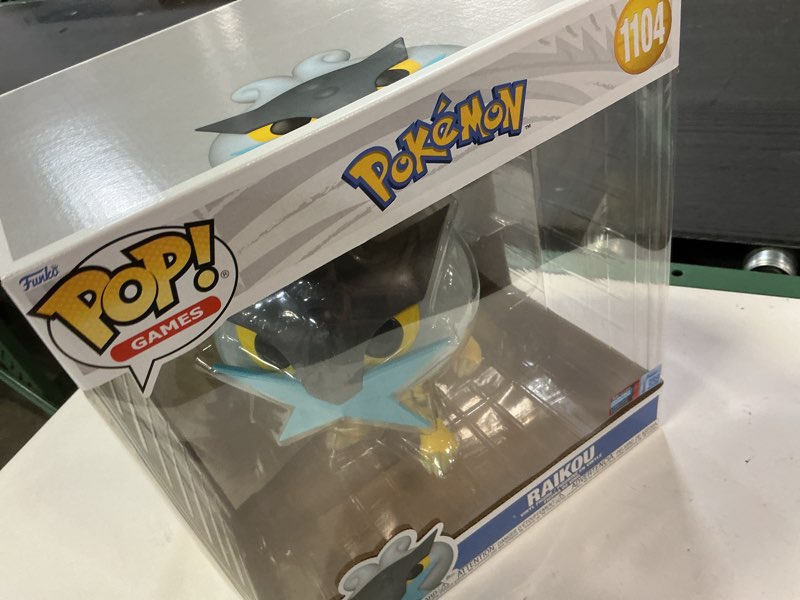 Condition photo showing Good Condition for Funko Pop! Jumbo: Pokemon - Raikou - Amazon Exclusive - Collectable Vinyl Figure - Gift Idea - Official Merchandise - Toys for Kids & Adults