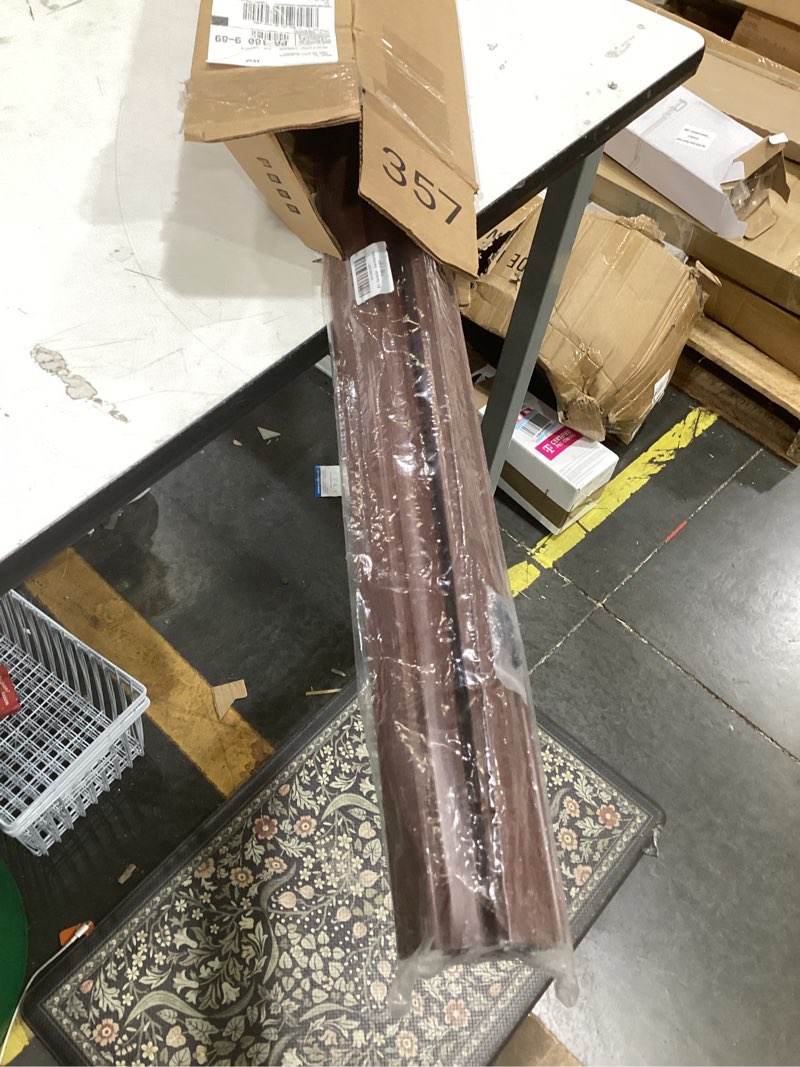 Condition photo showing Good Condition for 2 pack door draft stopper, 39” length cuttable under door seal, strong adhesive door sweep for exterior and interior doors (brown) 2 pack brown
