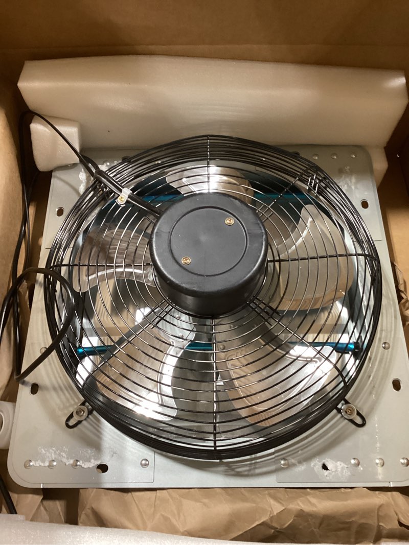 DeebooTEK 14Inch Wall Mounted Louver Exhaust Fan,Automatic Shutter with ON/OFF Switch, 1946CFM, 1400