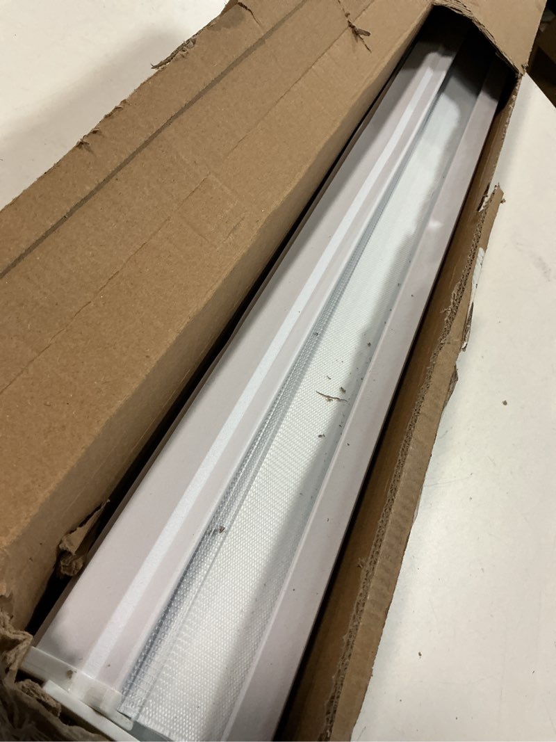 Condition photo showing Good Condition for joydeco cordless zebra blinds (pro), dual layer light control zebra blinds for windows, light-proof aluminum cover, free-stop roller shades for home & office (white, 42" w x 75" h) white 42"w x 75"h