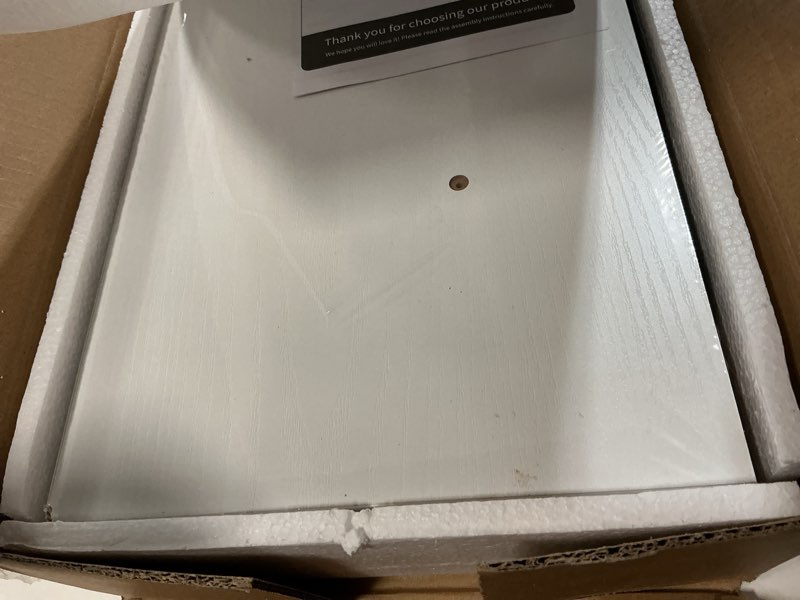 Condition photo showing Good Condition for heimlove 24 inch floating shelves for wall,9.3 inch deep white wood shelves with invisible brackets,wall mounted storage & display shelves for bedroom,living room,set of 2 white 23.6"wx9.3"dx1.6"h, set of 2