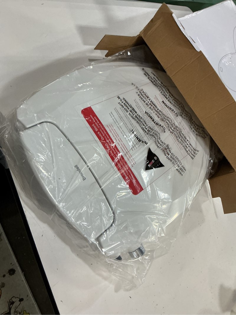 Condition photo showing Good Condition for brondell bidet toilet seat non-electric swash ecoseat, fits elongated toilets, white - dual nozzle system, ambient water temperature - bidet with easy installation