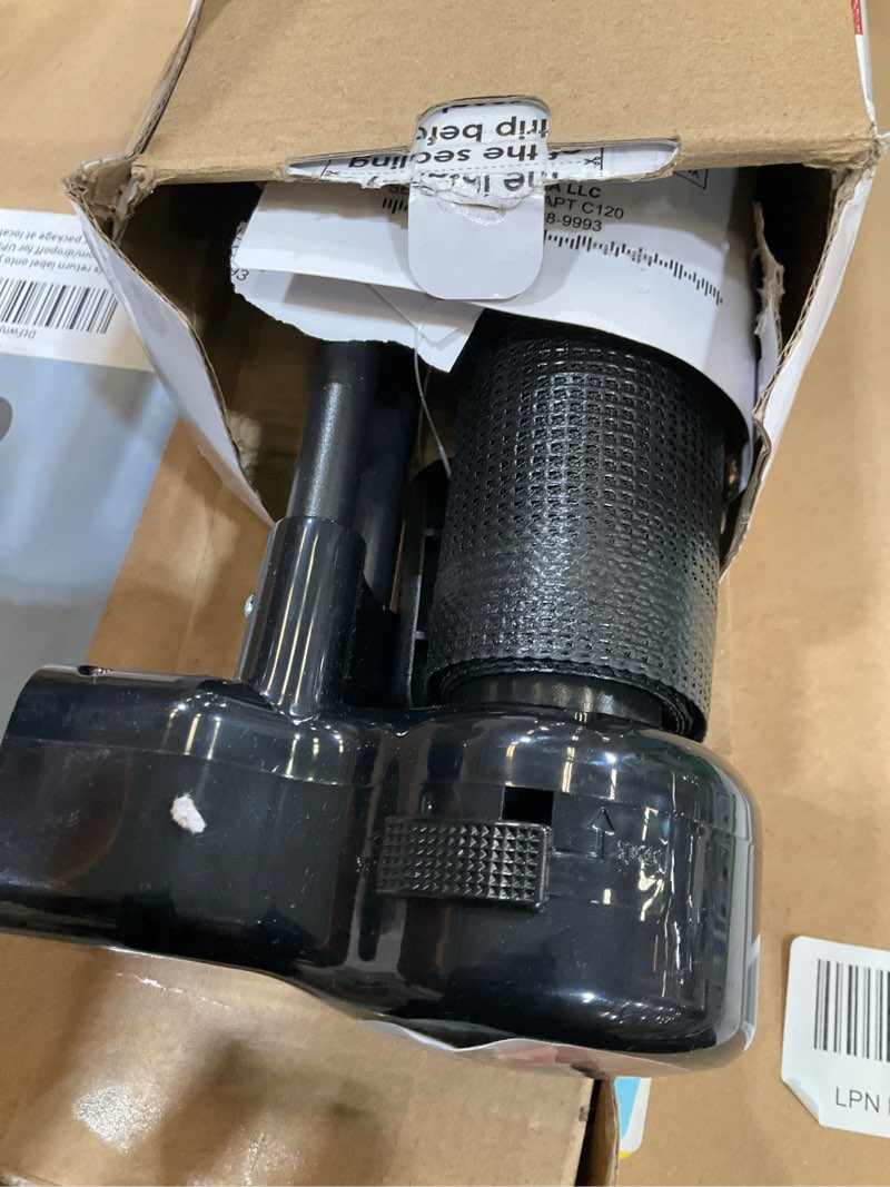 Condition photo showing New/Like New for 24 inches tall retractable baby gates for doorways, short dog gates to step over, extends up to 55" wide, reinforced mesh baby gate for kids or pets, doggie gates puppy gates for the house (black) black reinforced 24" tall x 55" wide