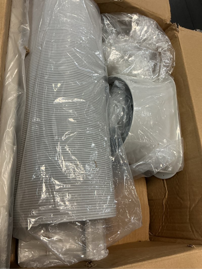Condition photo showing Good Condition for portable air conditioner window vent kit, adjustable window seal with 5.9 inch diameter, 78.7 inch length exhaust hose for a/c unit universal for sliding glass doors extended 5.9" diameter kit 94" & hose 78.7" length