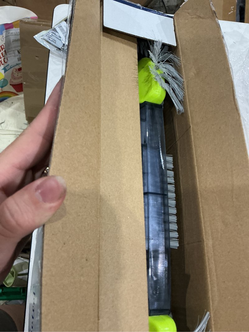 Condition photo showing Good Condition for sepetrel upgrade pool vacuum head with side brush & universal rotatable hose adapter,weighted triangular shape(safe for vinyl liner pool)