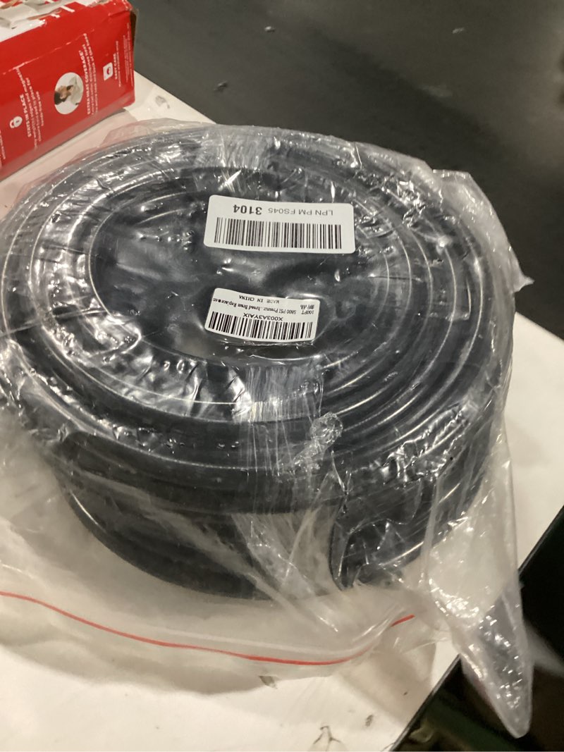Condition photo showing Good Condition for 100ft 5800 psi pressure washer hose jetter nozzles kit 1/8”npt sewer drain rotating quick connect nozzle button nose with m22-14/15mm double rod thread brass replacement