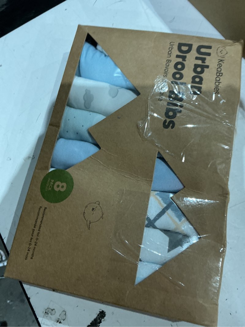 Condition photo showing Good Condition for keababies 8-pack organic baby bibs for drooling and teething (constellation)