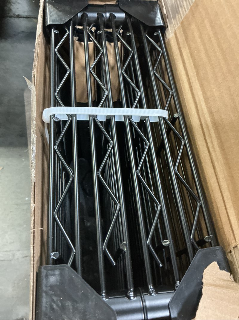 Condition photo showing New/Like New for SINGAYE 4 Tier Adjustable Shelving Unit 1400Lbs Capacity with Wheels 350lbs Per Shelf Garage Shelf 36"x14" x54" (LxWxH) Black