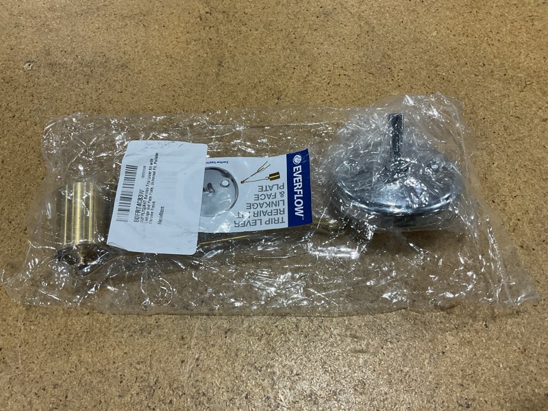 Condition photo showing New/Like New for tub drain linkage assembly with trip lever and strainer done cove, fit for trip lever bath tub waste and overflow drain by artiwell