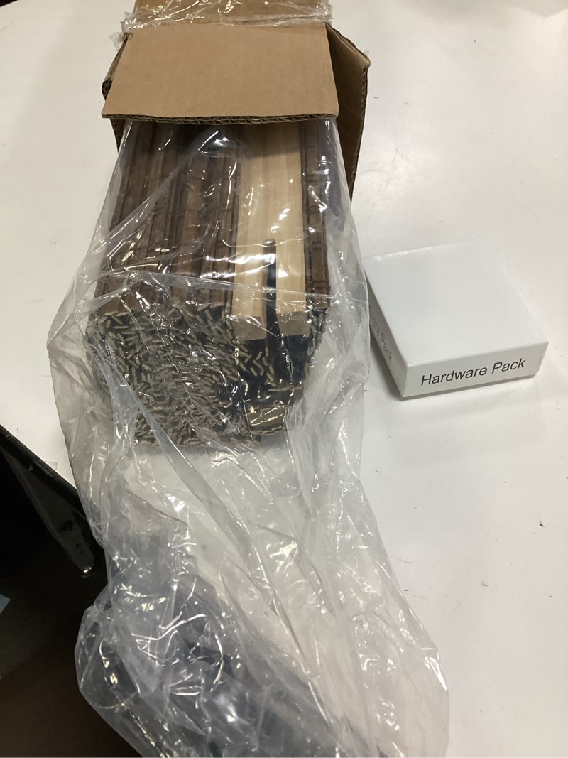 Condition photo showing Good Condition for Cordless Bamboo Roman Shades for Windows, Blinds Size (30 1/2" W × 64" H) Colour (Highfield Teak) Fits Windows (30 3/4" W × 64" H) Highfield Teak 30 3/4" W × 64" H