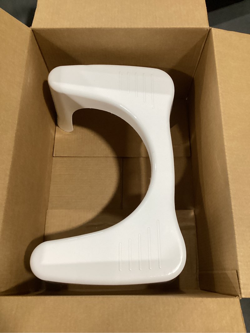 Condition photo showing Good Condition for squatty potty simple curve bathroom toilet stool 7" white