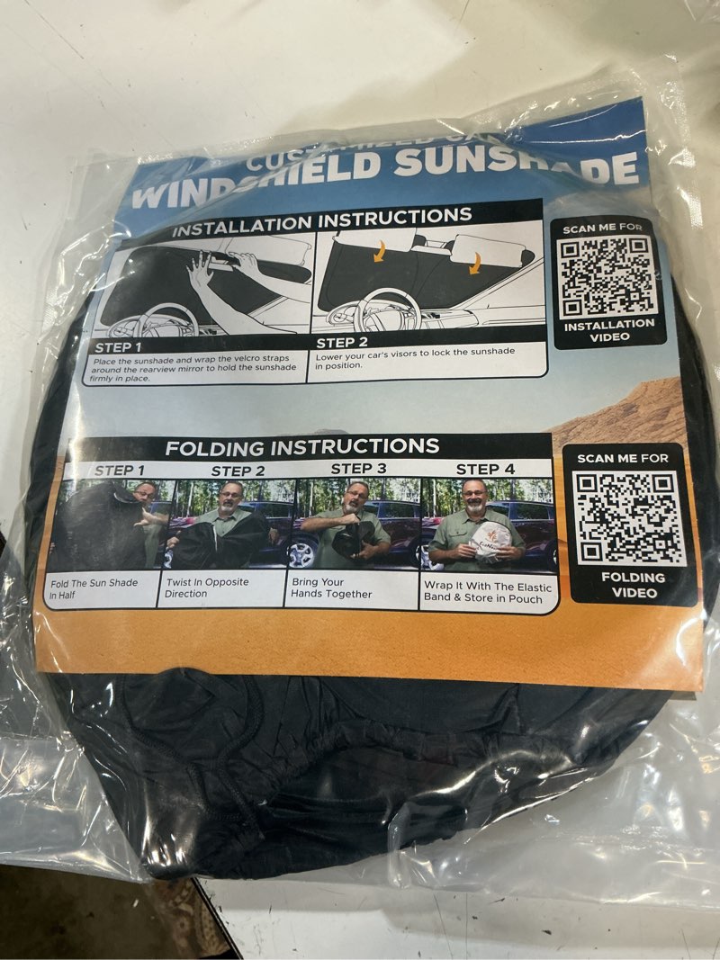 Condition photo showing New/Like New for econour windshield sunshade compatible for honda pilot 2016-2024 2025 2026 | sun visor for front windshield & window sun shade cover, uv heat blocker & protector, car accessories