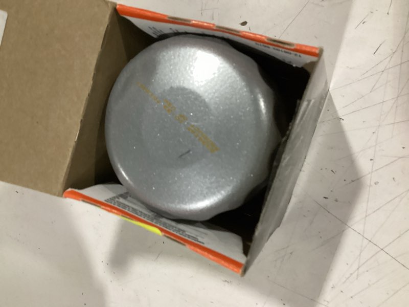Condition photo showing As Is for fram tough guard replacement oil filter tg12447, designed for interval full-flow changes lasting up to 15k miles for select gmc, chevrolet, cadillac and buick model years
