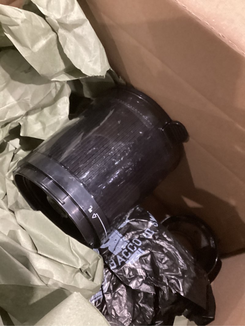 Condition photo showing As Is for EanOruus Juicer Machines, 3-in-1 Cold Press Juicer with 6.5" Extra Large Chute, 100oz Large Capacity, AC Motor, Makes Juice, Nut Milk & Sorbet, Bright White