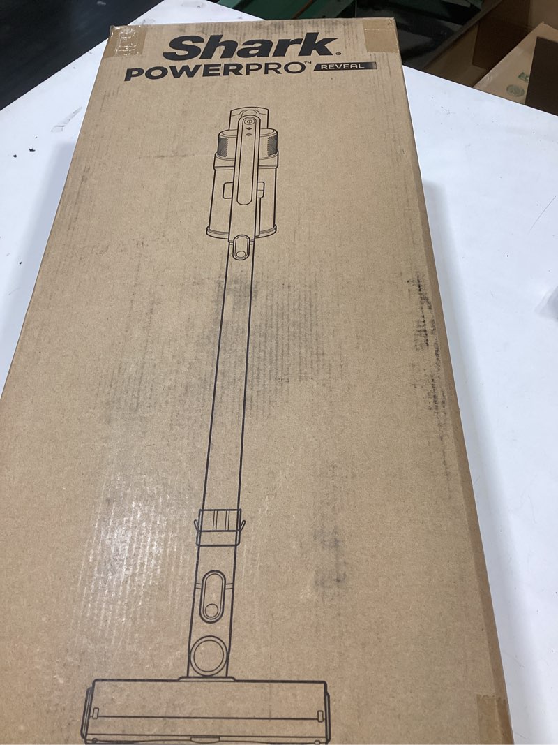Condition photo showing Good Condition for Shark PowerPro Reveal Plus Cordless Vacuum, FloorDetect & Dirt-Reveal Technology, HEPA Filter, Carpet & Hard Floor, Rechargeable, Charcoal, IZ376H