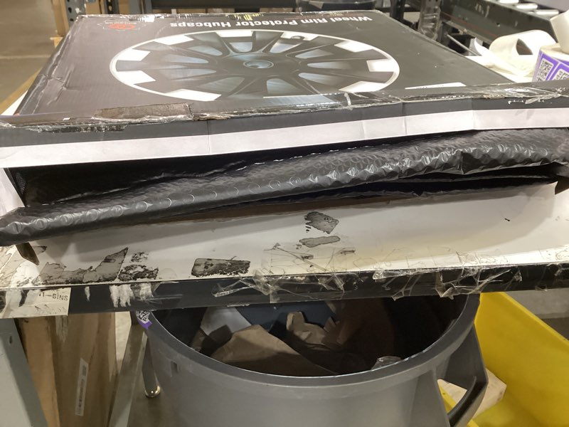 Condition photo showing Good Condition for wheel rim protect for tesla model y 20" (2020-2024), easy-install hubcaps wheel cover, scratch-resistant car tire trim rings, stylish design for induction wheels, gunpowder 4pcs model y accessories gunpowder gray- 4packs 2020-2024 model y 20in