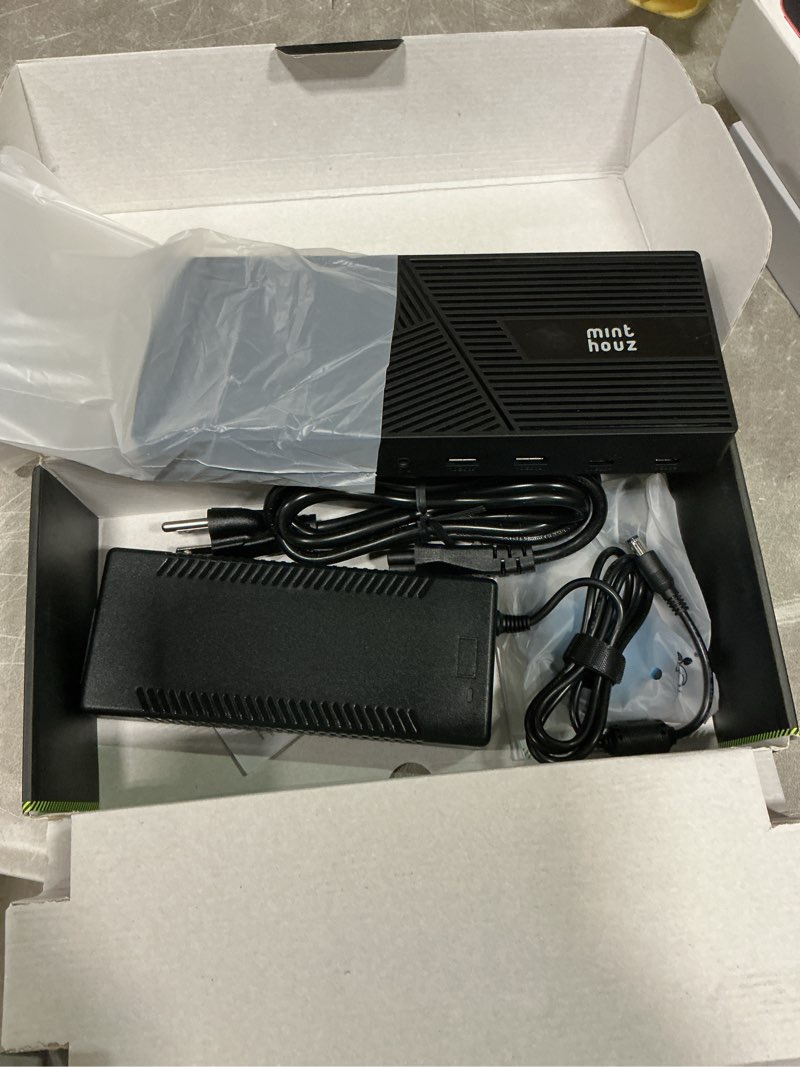Condition photo showing Good Condition for minthouz displaylink docking station triple monitor 4k@60hz, 14-in-1 usb c dock for macbook m1-m5, macbook neo&windows, 3hdmi,2dp, 6 usb ports,100w charging-thunderbolt 5/4/3, gigabit ethernet, audio