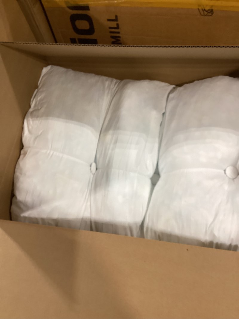 Condition photo showing Good Condition for Wedge Headboard Pillow for Bed, Twin Dorm Headboard Pillow Support for Sitting Up, Reading, Relaxing, Bolster Pillow with Removable Washable Cover, White Twin White - Bamboo-viscose Cover