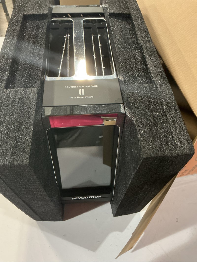 Condition photo showing Good Condition for revolution r180b high-speed touchscreen toaster, 2-slice smart toaster with patented instaglo technology & panini mode