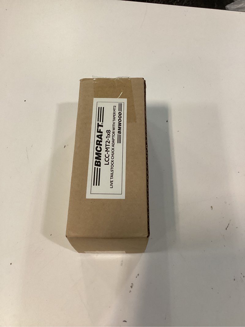 Condition photo showing New/Like New for woodturning live tailstock chuck adapter to 1" x 8tpi thread with #2 morse taper mount