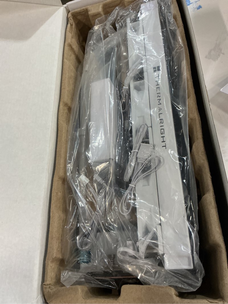 Condition photo showing New/Like New for Thermalright Frozen Prism 360 White ARGB AIO Water Cooler,Liquid CPU Cooler, 3×120mm PWM Fans Water Cooling System,1850RPM High Speed,Compatible with AMD/AM4/AM5 & Intel LGA1156/1200/2011/1700 F Prism 360 White ARGB