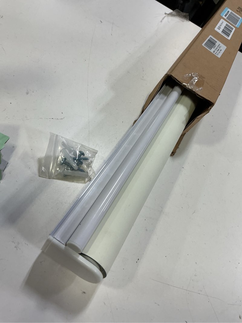 Condition photo showing Good Condition for aosky cordless roller shades blackout blinds for windows room darkening rolled up shades with spring system, uv protection window shades door blinds for home and office (30" w x 72" h, ivory) 30"w x 72"h ivory