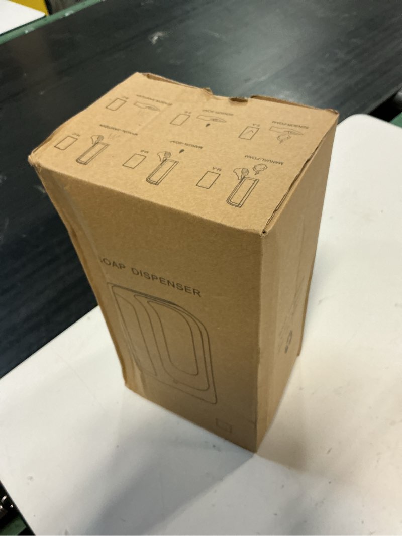Condition photo showing New/Like New for alpine automatic hand sanitizer dispenser - touchless soap dispenser with drip tray for restaurant, hospital, school, hotel, kitchen and bathroom -1200ml liquid, gel white