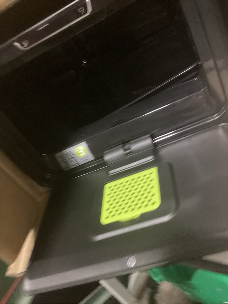 Condition photo showing Good Condition for EKO Deluxe Mirage-T 50 Liter / 13.2 Gallon Touchless Rectangular Motion Sensor Trash Can, Matte Black Stainless Steel Finish Deluxe 50L - Matte Black