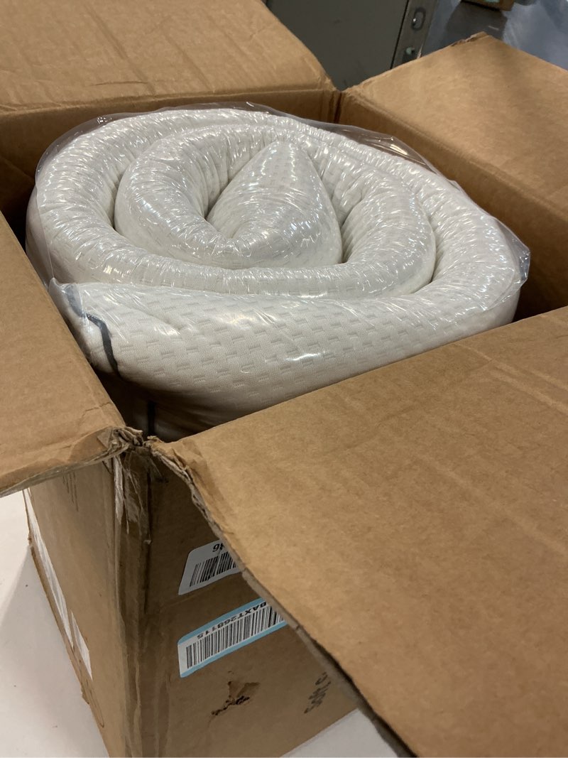 Condition photo showing New/Like New for gembed firm memory foam mattress topper twin xl size - dual layer 3 inch cooling gel memory pad and 1 inch pillow top mattress for back pain - 39" x 80" x 4" twin xl-4 inch