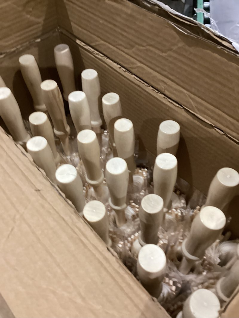 Condition photo showing Good Condition for aodaer 24 pack 33 inches paper umbrellas for wedding chinese japanese parasol paper decorative oiled umbrella diy painting crafts for bridal party decor photography props, white 24 white