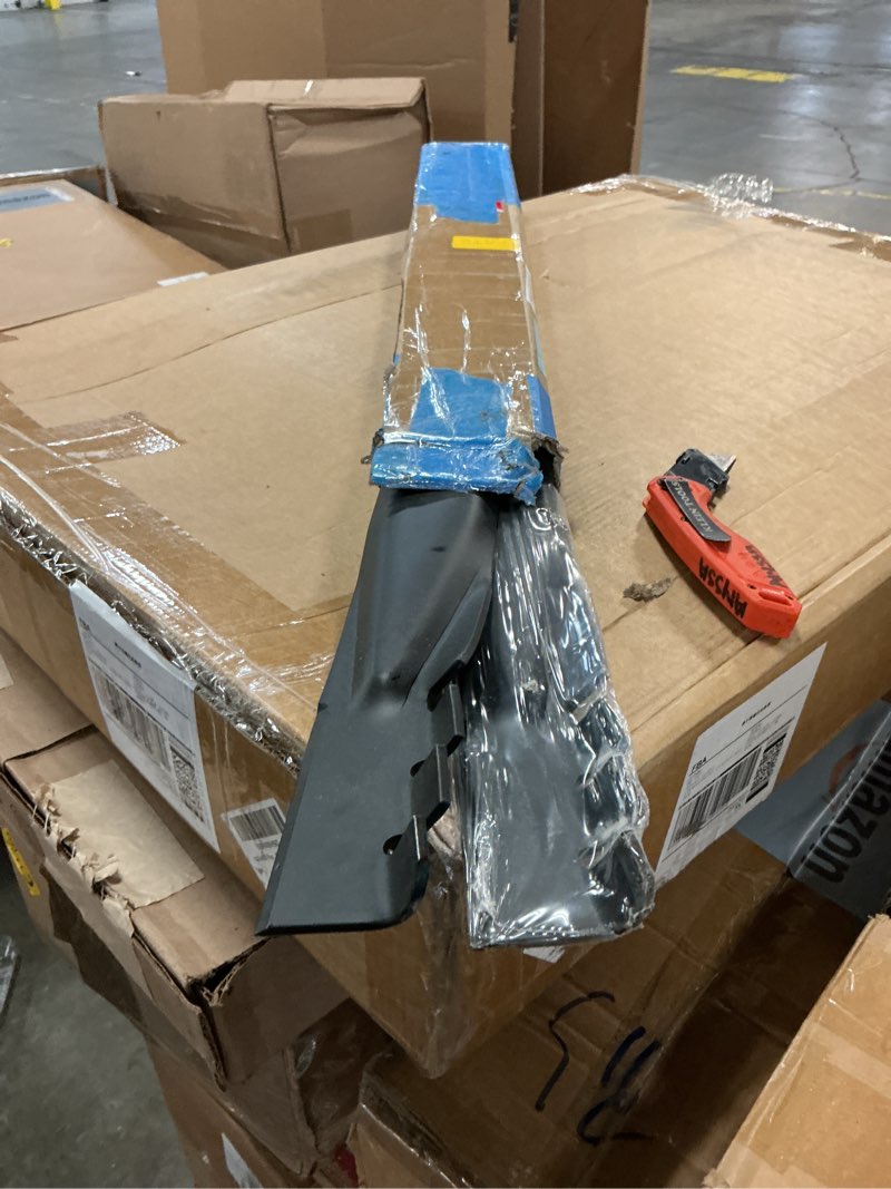 Condition photo showing As Is for scitoo 2 pack 46" deck mower blade fits for cub cadet 942-04290-x 742-04244 942-04244 942-04244a, for mtd 742-04290 942-04244a 942-04290 942-04290-x