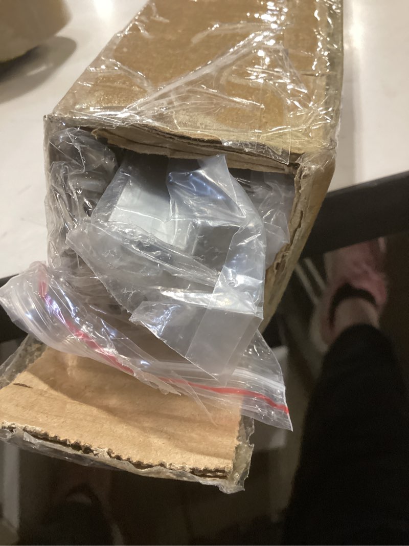 Condition photo showing Good Condition for hunhun 10-pack 3.3ft/1meter u shape led aluminum channel system with milky cover, end caps and mounting clips, aluminum profile for led strip light installations, very easy installation