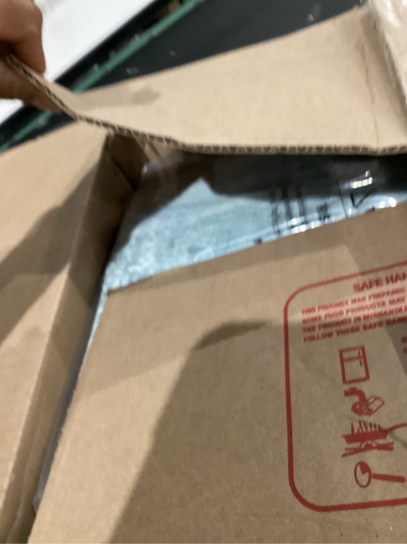 Condition photo showing As Is for Extra Long 3x20 Runner Rug - Washable Hallway Rug with Non Slip Rubber Backing for Entryway Kitchen Dining Room Low Pile Carpet Indoor Modern Abstract Home Decor Floor Mat for Hall Bathroom 3x20 Blue 3' x 20' (Runner) Blue