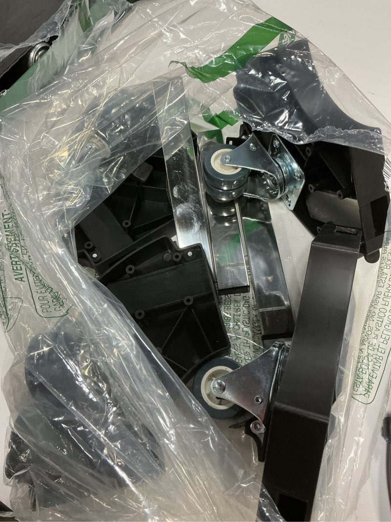 Condition photo showing As Is for Goovilla Heavy Duty Plant Stand with Wheels, 1Pack Adjustable 15-22 Plant Caddy with Lockable Caster Wheels 440LBS, Rolling Stand/Dolly/Roller for Indoor Outdoor Large Planter, Flower Pot,Black 1 Black