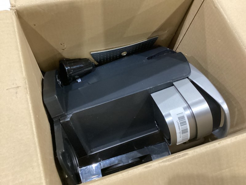 Condition photo showing As Is for keurig k-elite single serve k-cup pod coffee maker, with strength and temperature control, iced coffee capability, 8 to 12oz brew size, programmable, brushed slate