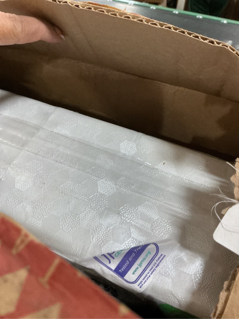 Condition photo showing New/Like New for Dream On Me Honeycomb Orthopedic Firm Fiber Standard Baby Crib Mattress, Greenguard Gold and JPMA Certified, 5” Fiber Core Optimum Support, Fits Crib and Toddler Bed, Waterproof Vinyl Cover White