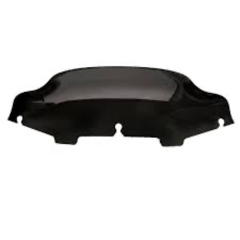 WYNMOTO 6" Black Wave Windshield Windscreen Wind Splitter Compatible for 1996-2013 Harley Davidson T