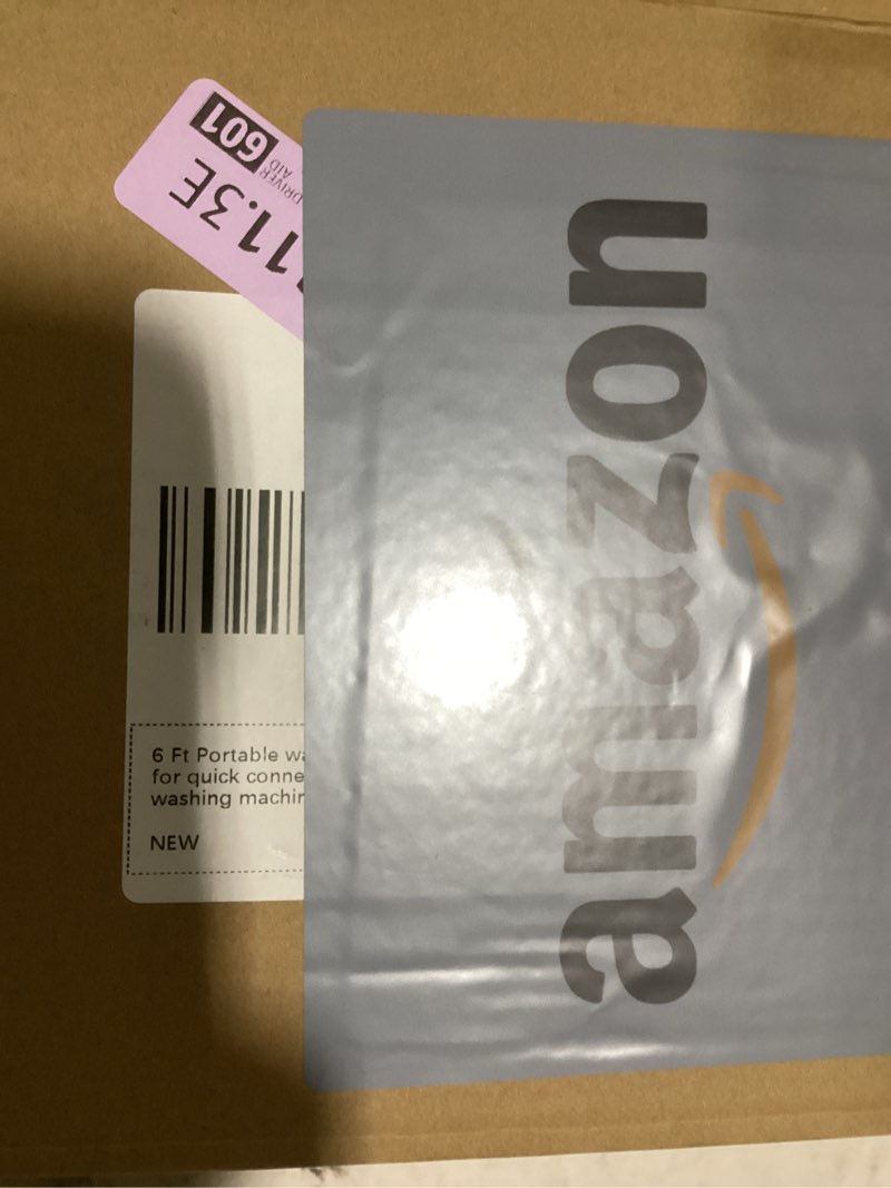 Condition photo showing Good Condition for 6 ft portable washing machine hoses, washer hoses,used for quick connect of twin tub washing machine and mini washing machine water supply line, pvc (6.5 ft/2 m)