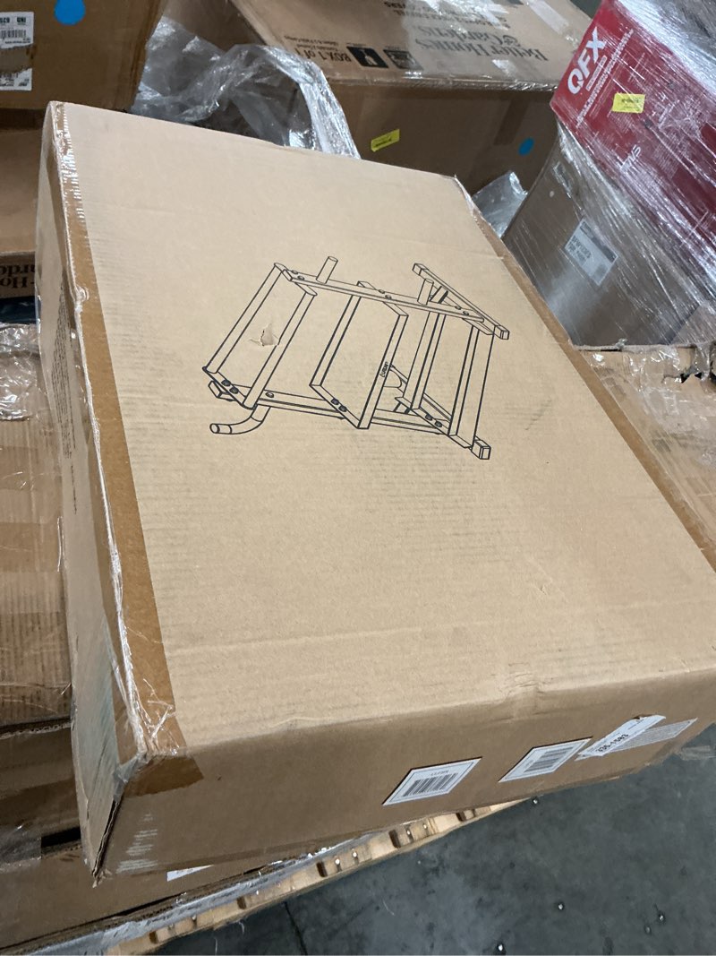 Condition photo showing New/Like New for lifeline fitness home gym 3-shelf dumbbell and kettlebell storage rack with rope and band hook - holds up to 440 lbs - robust gym equipment storage solution
