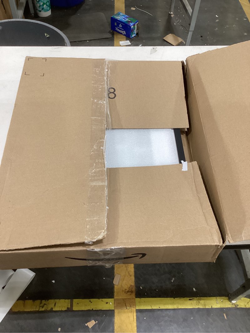 Condition photo showing Good Condition for upsimples 16x20 picture frame, display pictures 11x14 with mat or 16 x 20 without, wall hanging poster frame, black, 1 pack black 16x20