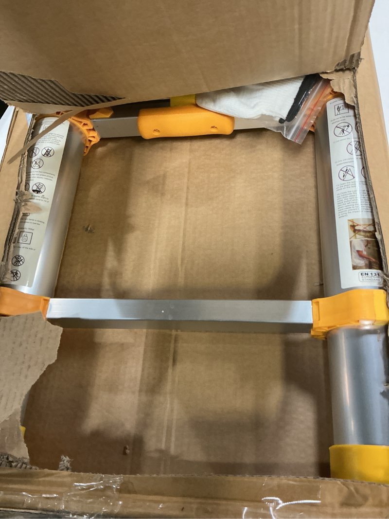 Condition photo showing Good Condition for BOWEITI Telescoping Extension Ladder 12.5FT Heavy Duty Upgrade,Aluminum Telescopic Ladder with Upgrade Material/Accessories 12.5FT(heavy duty)