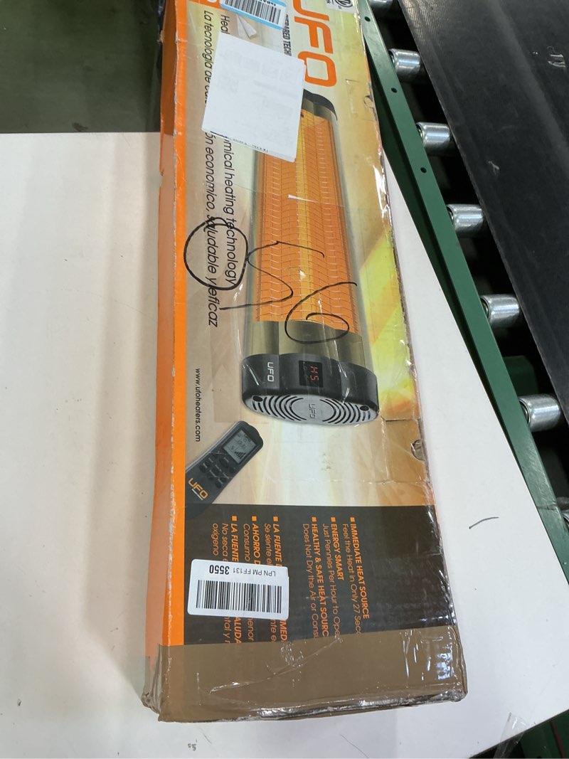 Condition photo showing Good Condition for UFO UK-15, 1500-Watt Wall Mount Infrared Heater with Remote Control Bronze